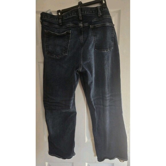 Old Navy Jeans Mens 42W x 30L Straight Leg Denim Blue Jean Built In Tough Flex - Picture 4 of 11